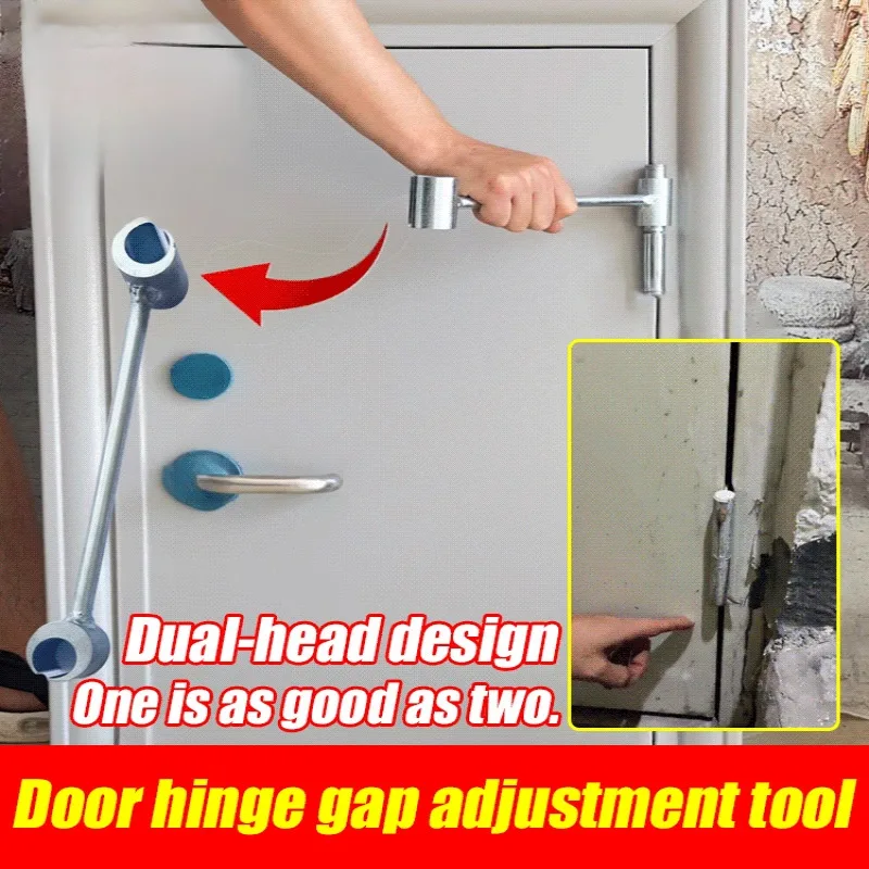 

Double-ended Door Hinge Adjustment Wrench Doubleended Hinge Adjustment Tool Laborsaving Carrying Door Seam Trimming Wrench