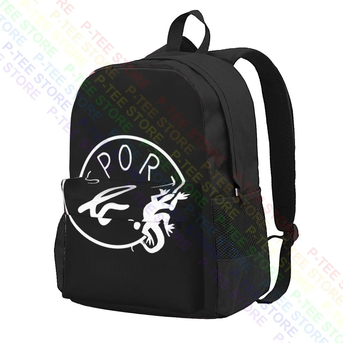 Agnes Sport Big Logo Lizard Made France Large Capacity Backpack Vintage Softback Eco Friendly Clothes Backpacks