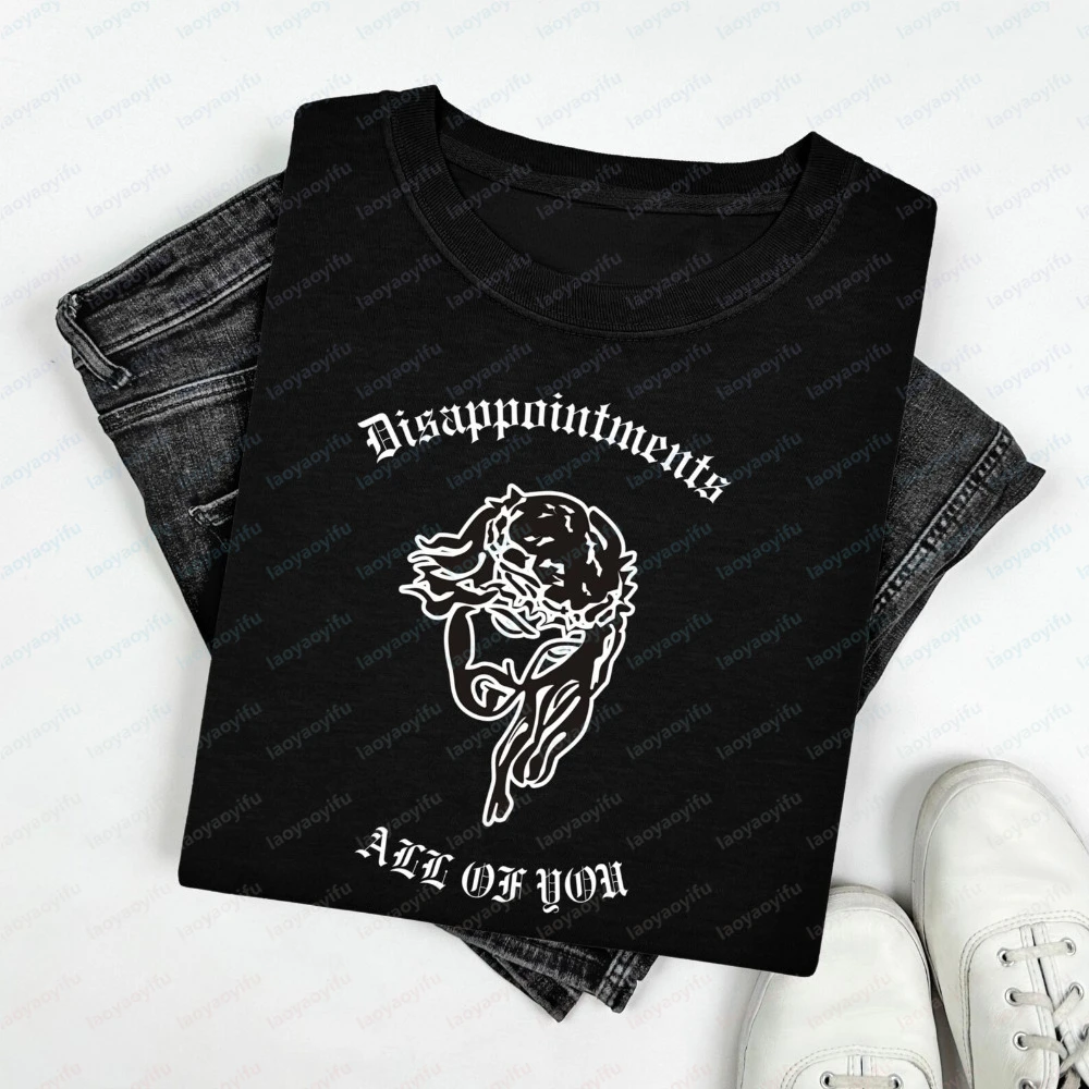 Jesus Disappointments All of You Christian T-shirt Vintage Style Graphic Printed Man Women Tshirt Casual Fashion Loose Tees