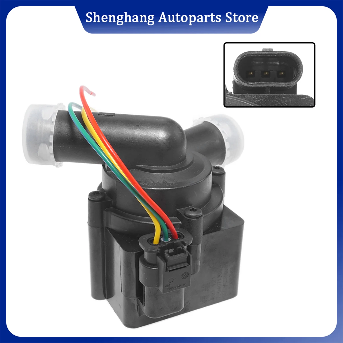 4N0121601C Engine Auxiliary Water Pump / Plug Connector for Audi  A8 Quattro 3.0L S8 4.0L 2019-2026