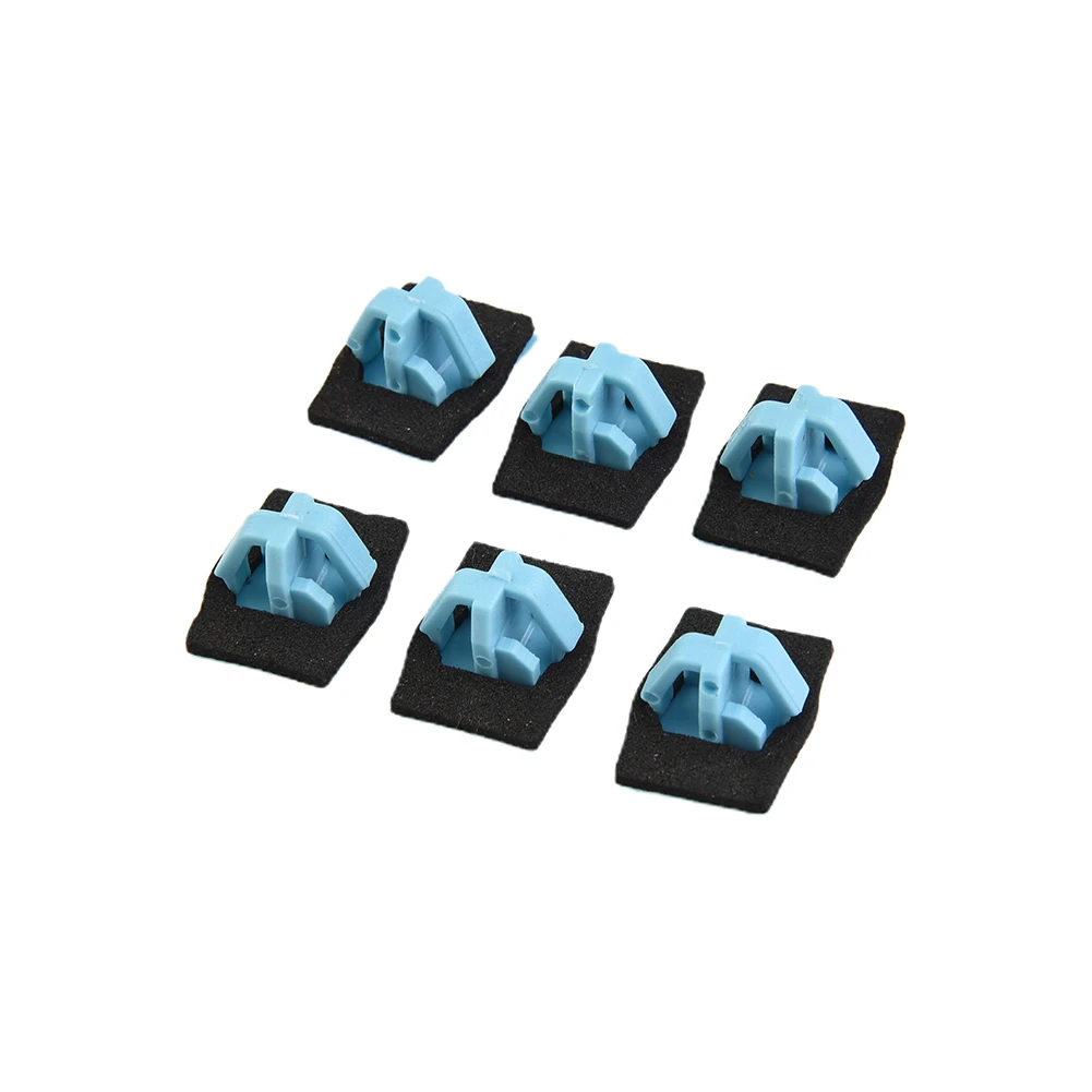 Зажим для внешней отделки с уплотнителем, длина стержня 10 мм, диаметр стержня 14 мм, 30 шт./компл., аксессуары, крепеж, расклешенное крыло