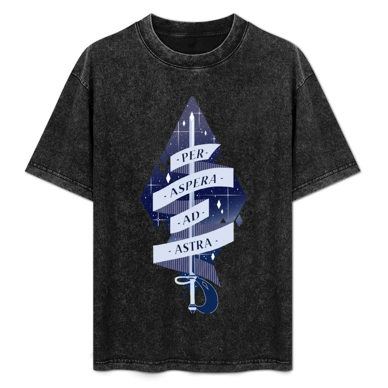 

Per Aspera Ad Astra in Cosmos T-Shirt Christmas Casual Tee Shirt
