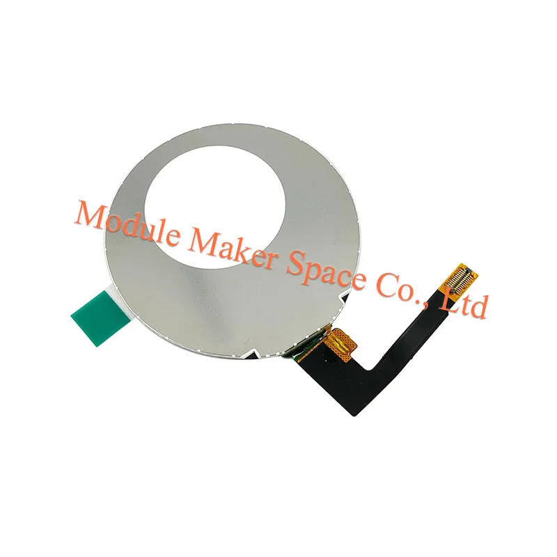 Layar LCD TFT Bundar 1,8 inci dengan Tombol Putar, Mendukung Resolusi 360x360 IPS Full View, Driver ST77916, Antarmuka QSPI, FPC 24-pin