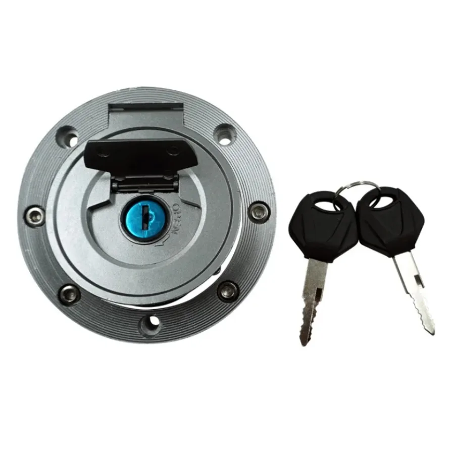 Motocicleta Tampa do tanque de gás combustível, tampa Lock, Fit para YAMAHA YZF R1, 2002, 2003, 2004, 2006, YZF-R1, YZF1000, FJR1300, XJR1300, R6, R6S, FZ6, 1 conjunto