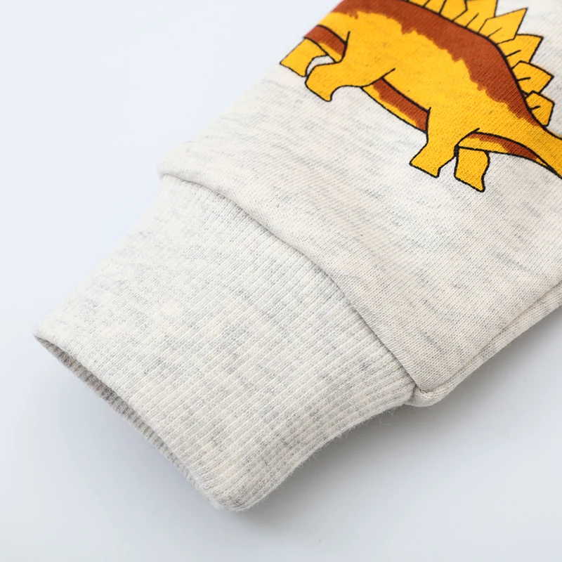 Little Maven Children's Clothing Kids Clothes Toddler Boys Outerwear Cartoon Dinosaurs Sweatshirt Spring Autumn Tops Hoodies