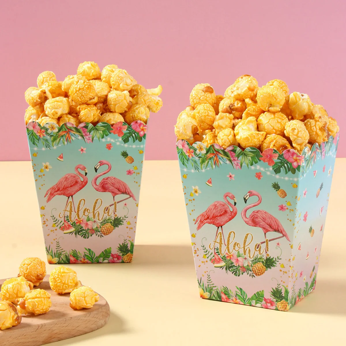 

Popcorn Box Cup Dinosaur Hawaii Theme Birthday Party Decor Kids Happy Birthday Party Wedding Baby Shower Party Supplies