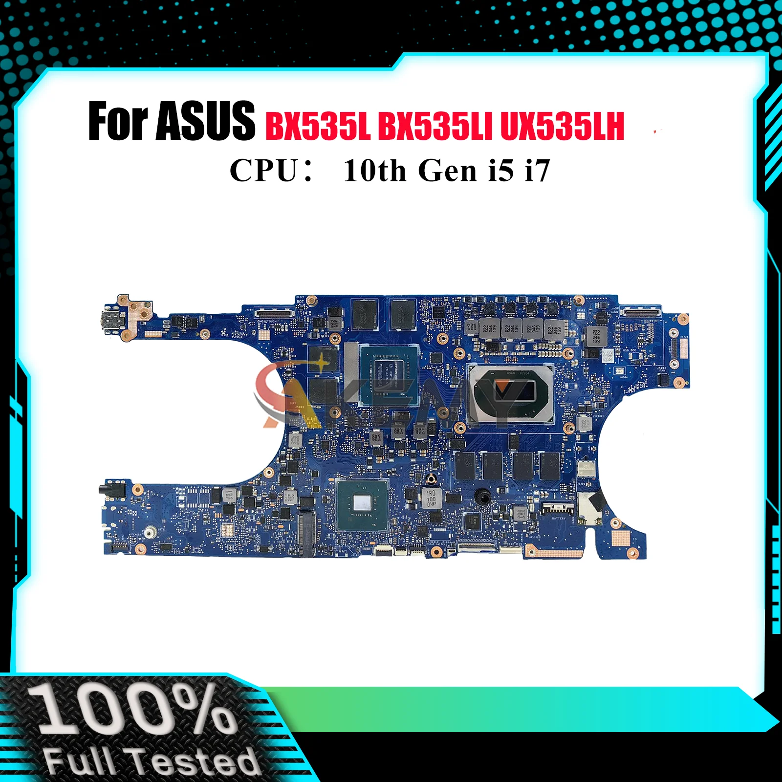 

UX535LH Материнская плата для ноутбука ASUS ZenBook BX535LH UX535 UX53LH BX535L BX535LI UX53Li Материнская плата для ноутбука 10-го поколения i5 i7