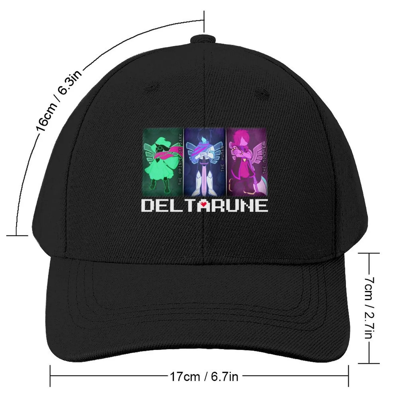 lancer deltarune green Baseball Cap Snap Back Hat Anime Hat birthday Mens Hats Women's