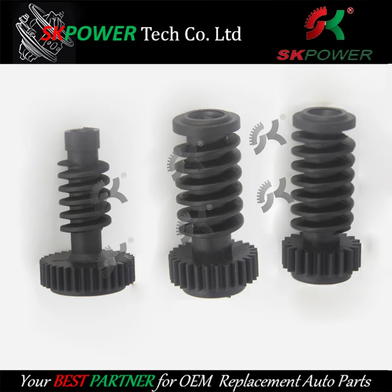 Turbo Worm Gear For Turbo Electronic Actuator Gearbox TYPE B C D 5 Teeths / 7 Teeths / 6 Teeths For Electric Turbo Wastegate