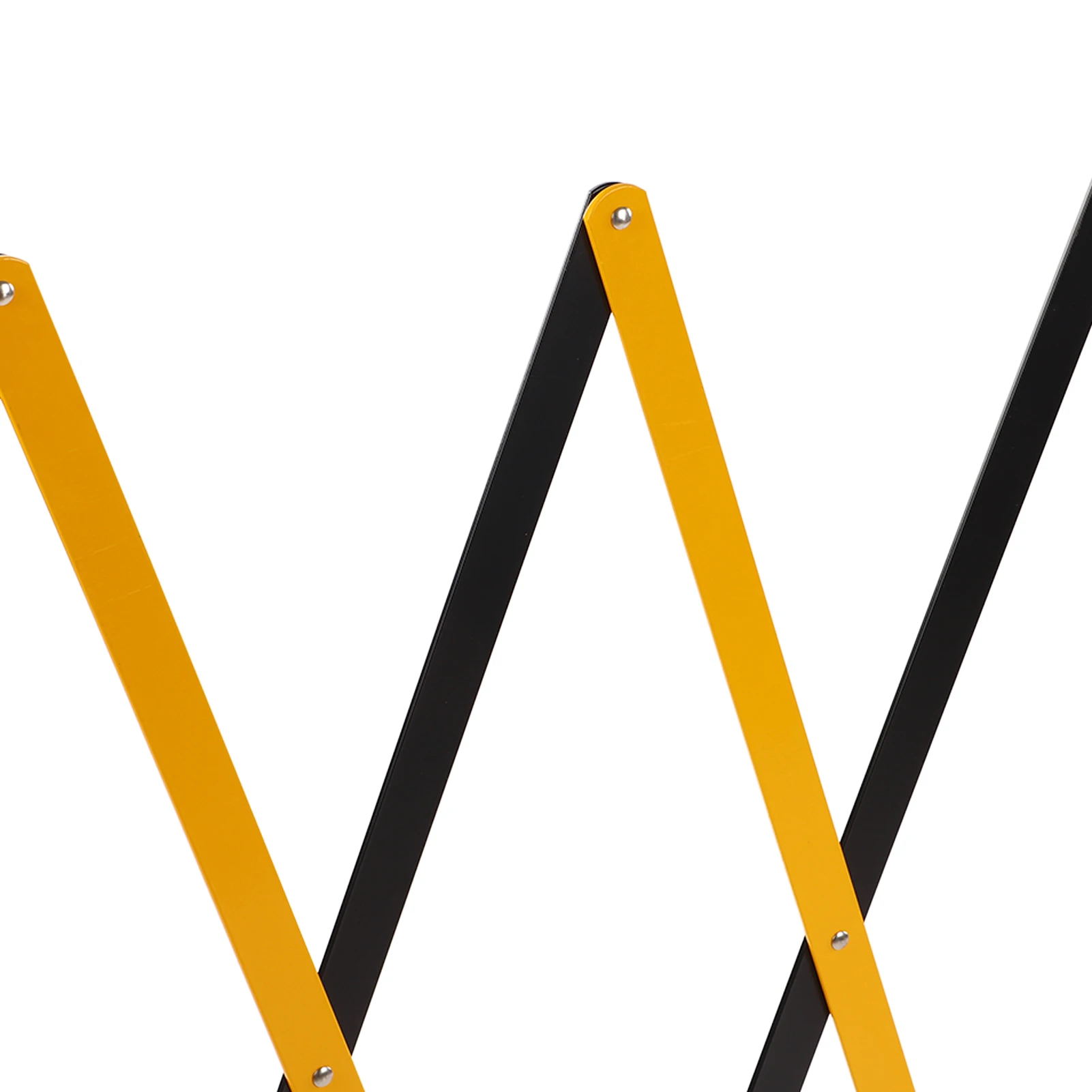 5m Expandable Metal Barricade Iron Column Mesh Reflective Portable Traffic Fence with Locking Coasters Retractable Traffic Fence