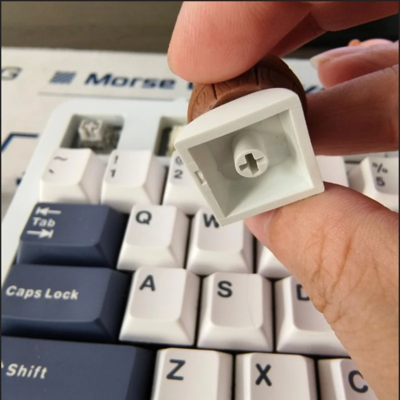 Attackfox personalizado capivara bonito keycap diy teclado decoração anime keycaps para teclado mecânico bonés pc gamer presentes do feriado
