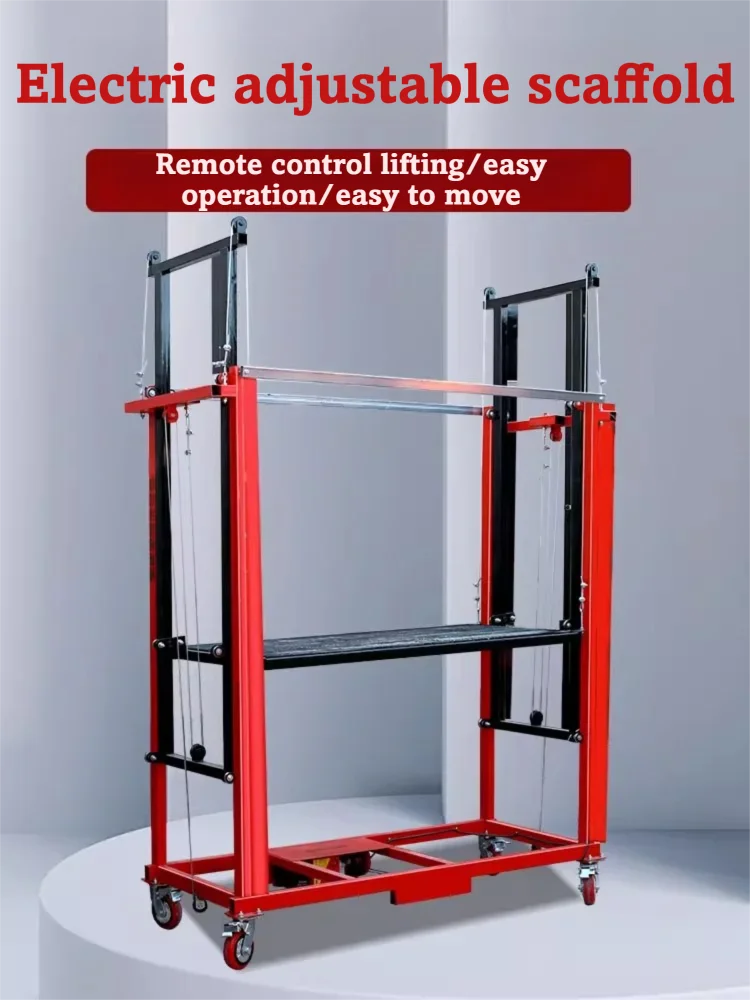 Impalcatura portatile in alluminio telescopico leggero capacità di carico 500 kg altezza di lavoro 5 m per la ristrutturazione interna ed esterna