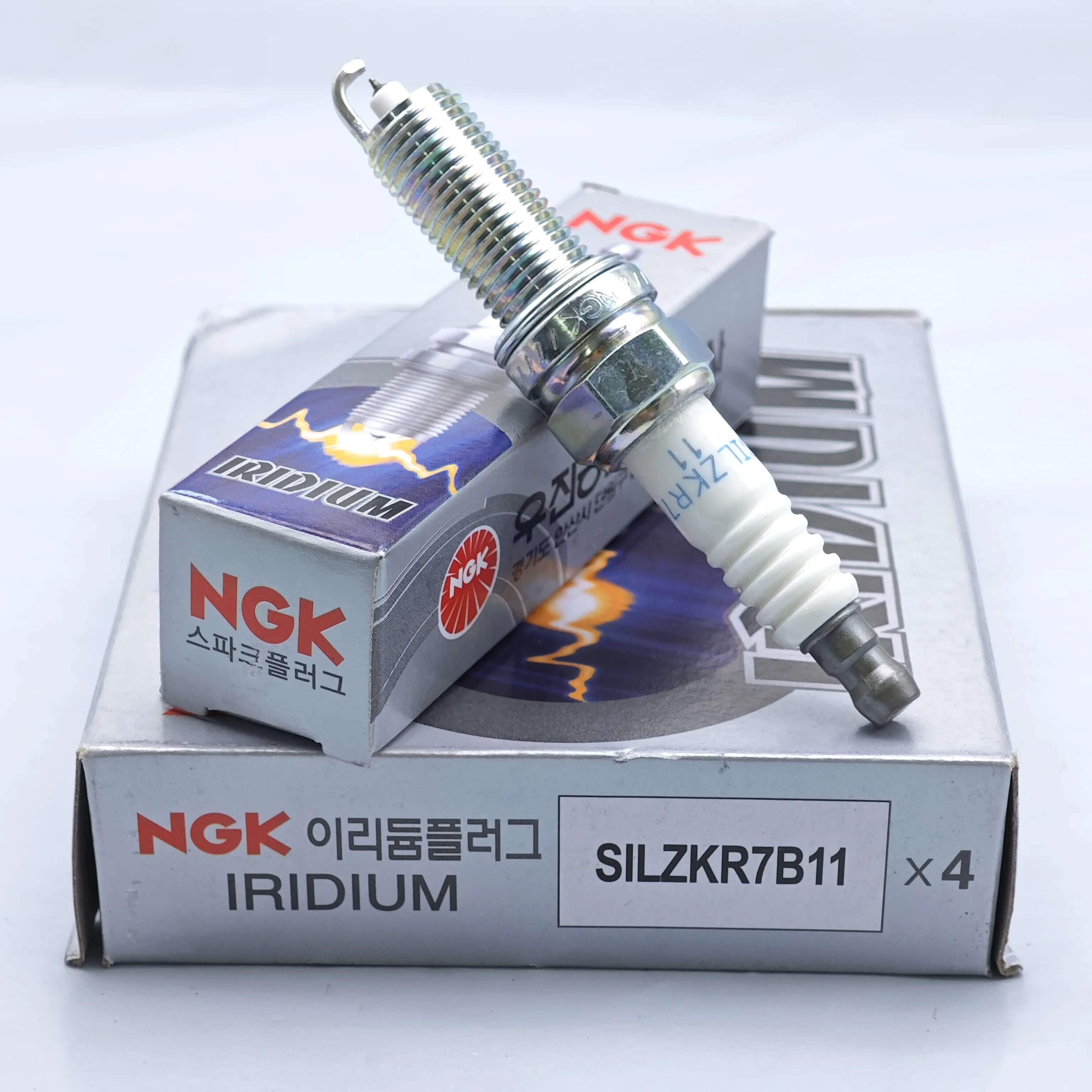 

4pcs Original Iridium Platinum Spark Plug SILZKR7B11 9723 For K3 K4 K5 KX3 KX5 KX7 ELANTRA etc