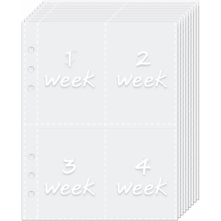 52 Week Money Saving Challenge A5 Binder Inserts Cash Envelopes for A5 Planner Binder PrePrinted 152 Weeks Money Pouches Cash S