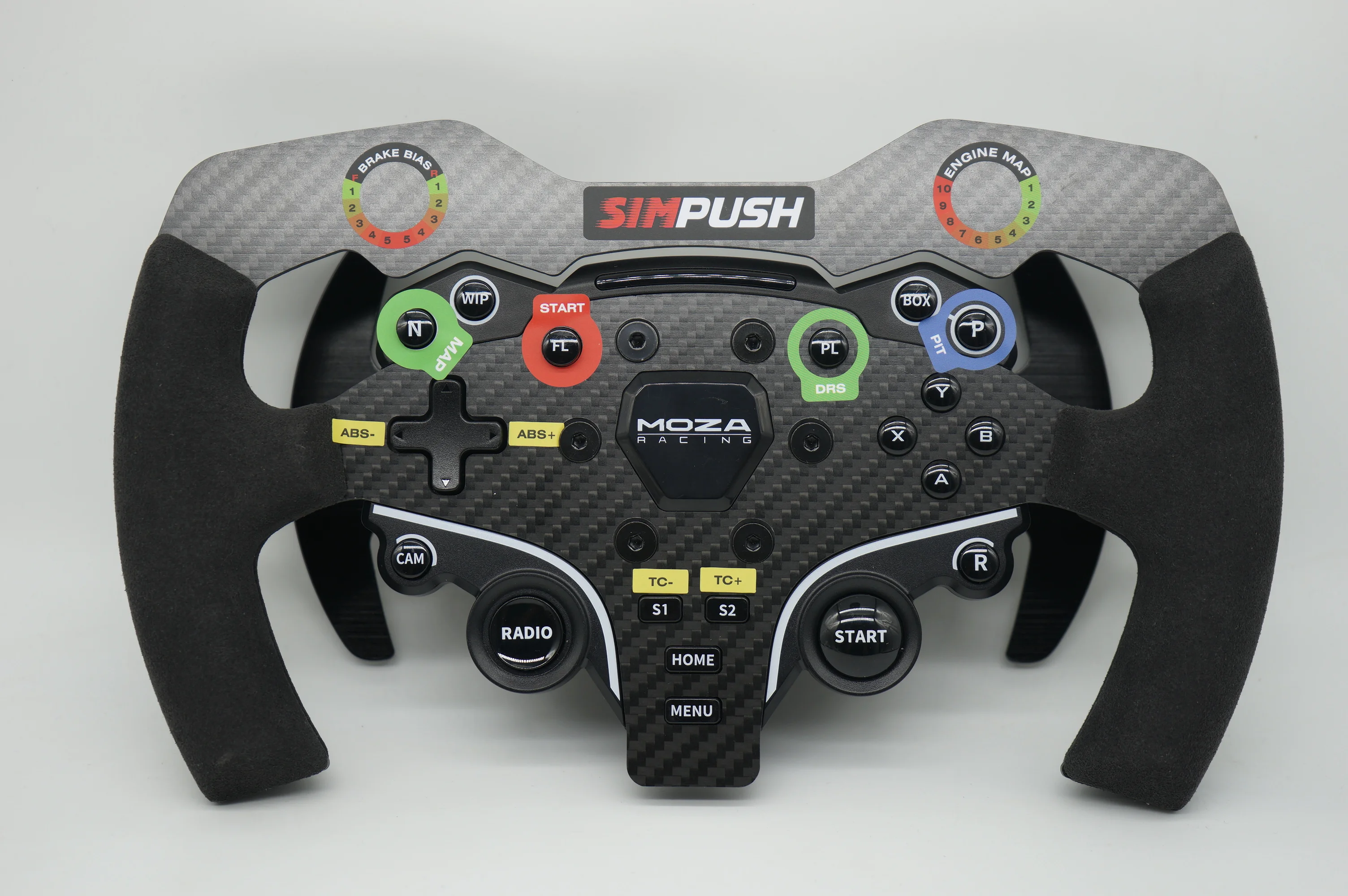 SIMPUSH F1 Racing Sim Wheel MOD F1 GT3 GT4 sim racing SIMRACING FOR MOZA R5 MOZA ES ESX MOZA CS