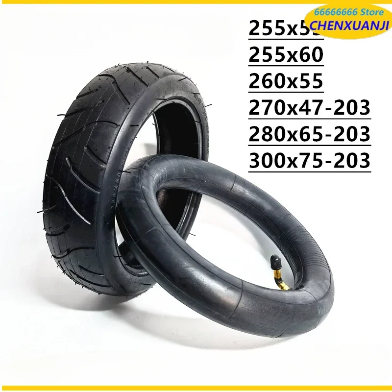 

Suitablefor 300/270x47 Baby Strollers, 280x65-203 Baby Stroller Tires, 255x60 Inner and Outer Tires, 255x55 Small Stroller Tires