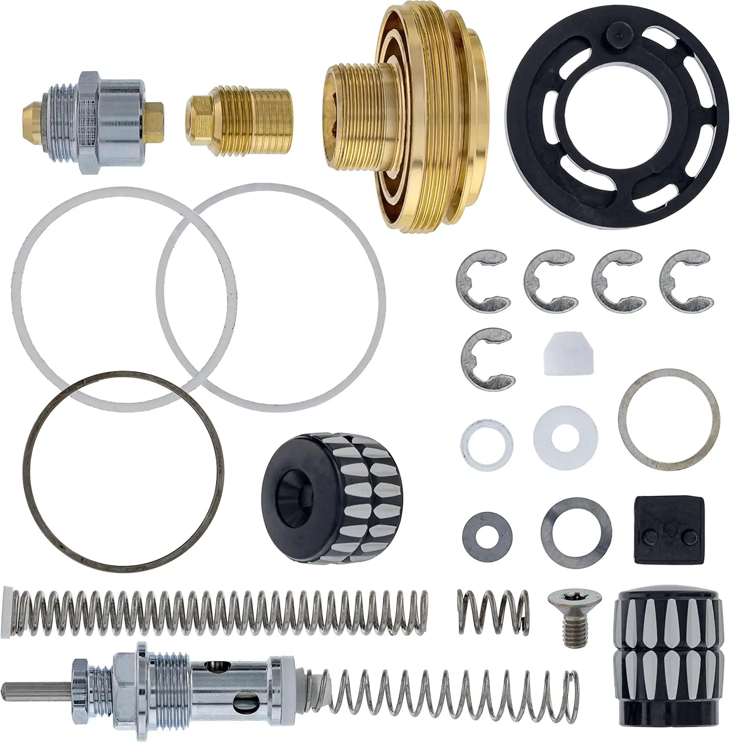 

Master Elite Series PRO-33 HVLP Spray Gun Rebuild Kit #1 - Spray Parts, Seals, Spring, Trigger Pivot, Clips