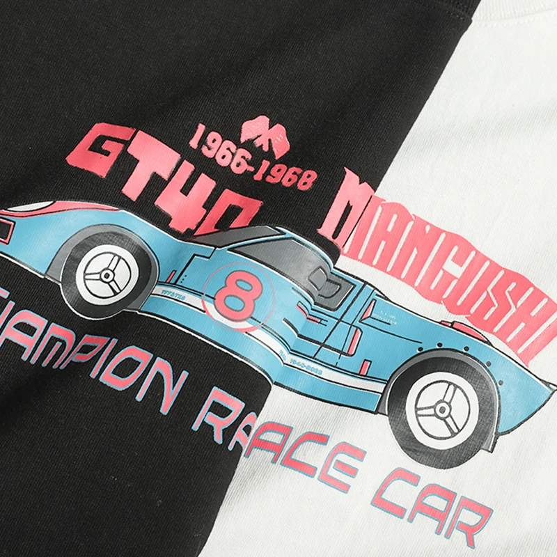 Magliette a maniche corte da donna da uomo Street Harajuku Tees Y2k abbigliamento indossare maglietta maglietta estiva maglietta Hip Hop Cartoon Retro Car