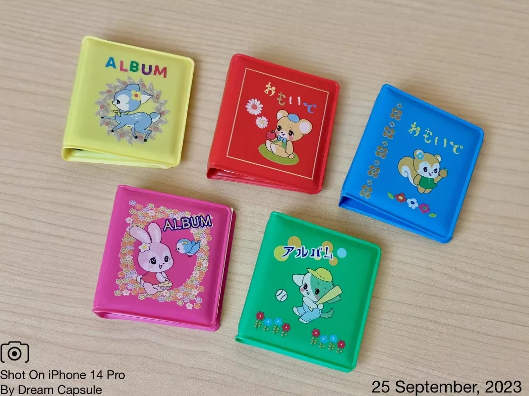 TOYS SPIRITS Original Kawaii Gashapon Figure Anime Showa Vintage Critters Photo Albums Cute Miniature Doll Decor Gift view 4