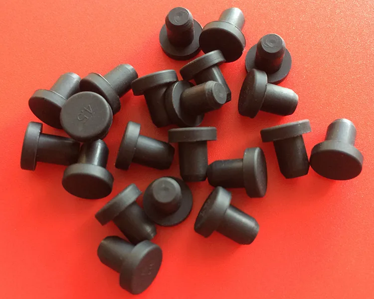 Weiyi Schwarz/Weiß Silikon-Gummistopfen, Solide T-förmige Hochtemperatur-Dichtungsstopfen, Staubdichter Stopfen 2,7 3,5 4 5 5,5 7 12 14mm – Detail 2