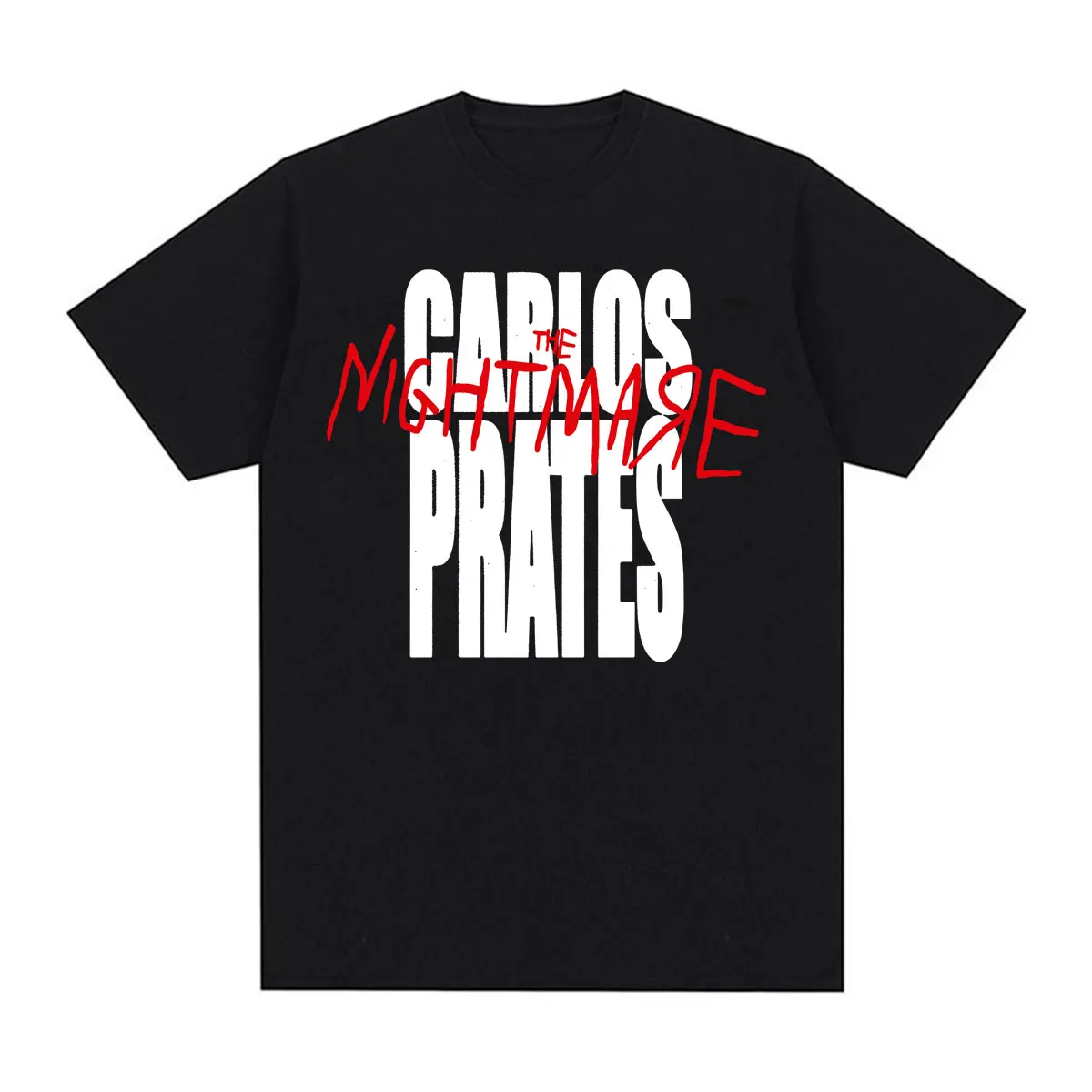 Carlos Prates The Nightmare Print Graphic T Shirt Men's Clothing Harajuku Retro Fashion T-shirts Cotton Casual Oversized T-shirt