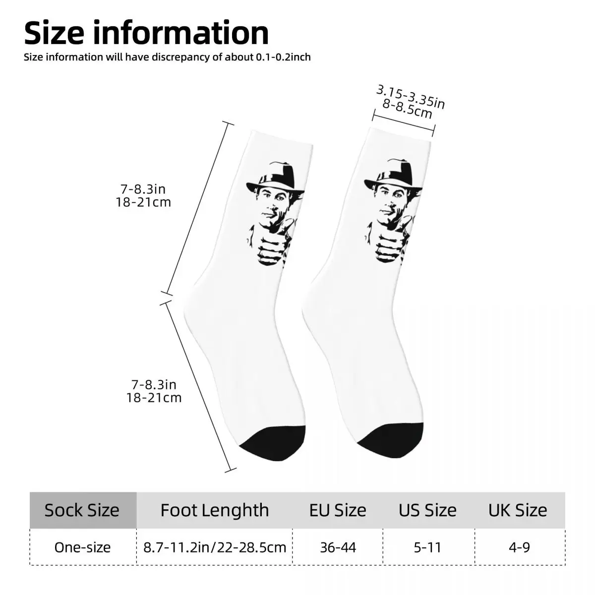 Bud Spencer Und Terence Hill Stockings Printed Retro Socks Winter Non Skid Socks Women Men Cycling Warm Soft Socks