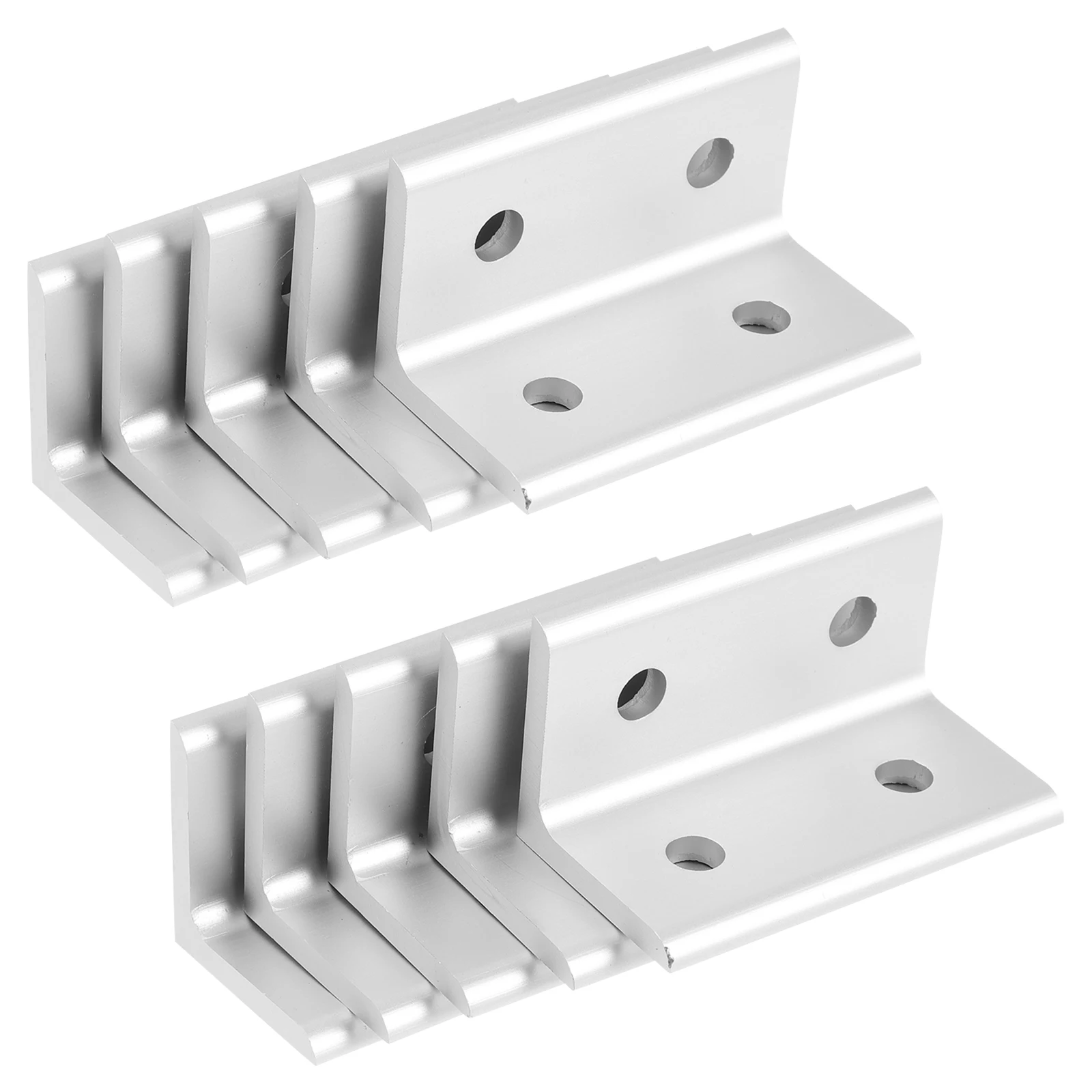 

10pcs Aluminum Corner Brackets Internal Angle Connectors For 3060 Profile L Bracket Connector Extrusion Frame Fixing Hardware