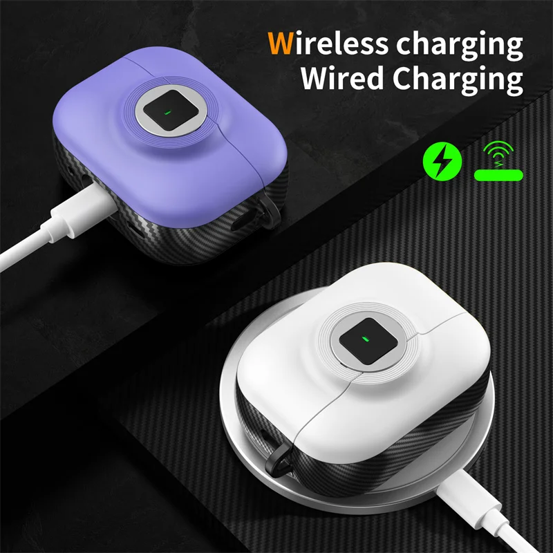 Earphone Case for AirPods 4 Gen Pro 2 Headphone Protective Cover for AirPods 3 Generation Shockproof Anti-fall Protector Sleeve