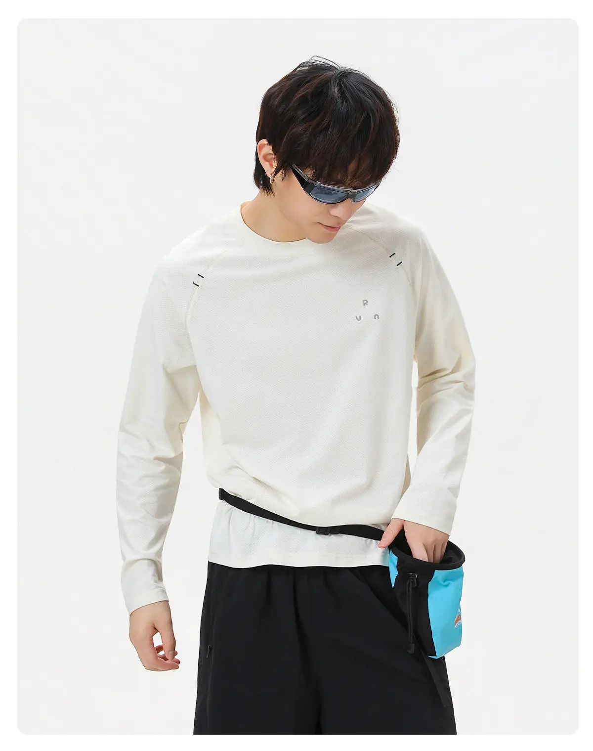 Minimalistischer Slim-Fit Sportpullover für Herren – Atmungsaktives Langarm-Oberteil für Fitness, Outdoor & Freizeit – Detail 11