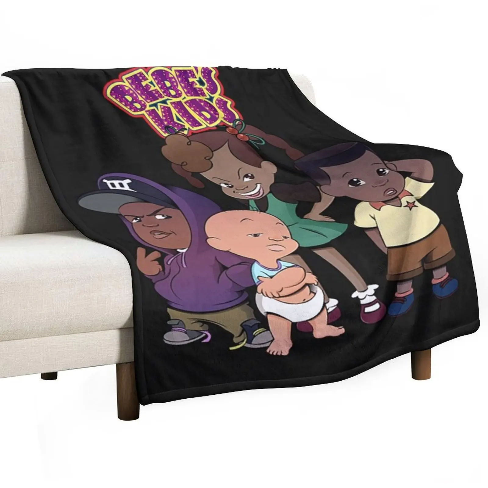 

Bebes Kids T-ShirtBebe's kids Throw Blanket for winter Softest Sleeping Bag Plaid Blankets