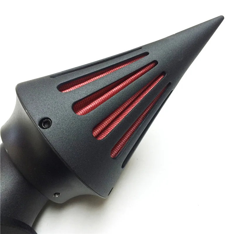 ل هارلي ديفيدسون CV المكربن دلفي V-Twin سبايك منقي هواء مجموعة مرشح K & N دراجة نارية اكسسوارات كروم/أسود