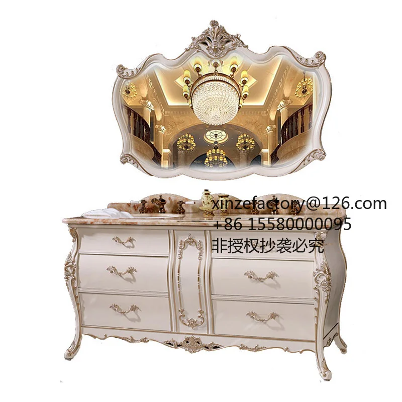 Factory Direct 2026 Top RatedDouble Basin Bathroom Cabinet Combination Oak Floor-to-ceiling Bathroom Cabinet Large Apartment Bat