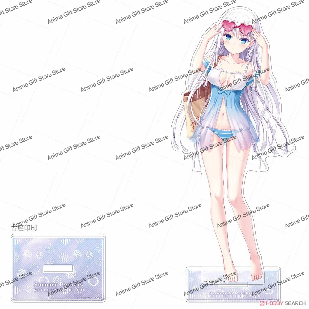 

Game Summer Pockets REFLECTION BLUE Acrylic Stand Cosplay Character roles Desktop decoration standing model gift 15cm