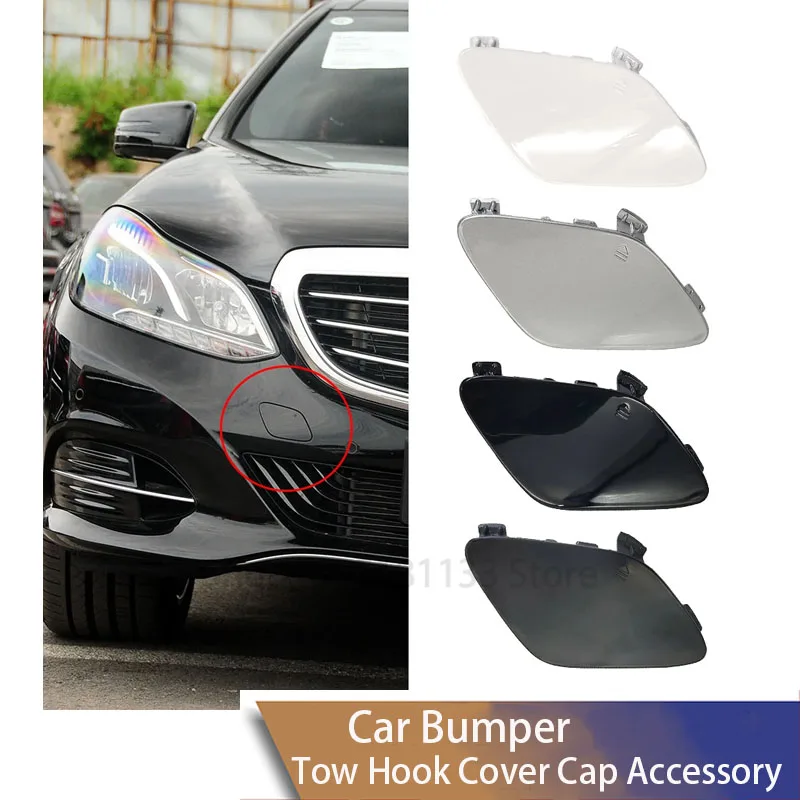 For Mercedes W212 E Class 2014-2016 Front Bumper Tow Hook Cover 2128850526 Premium ABS Plastic Durable Material E300 E400