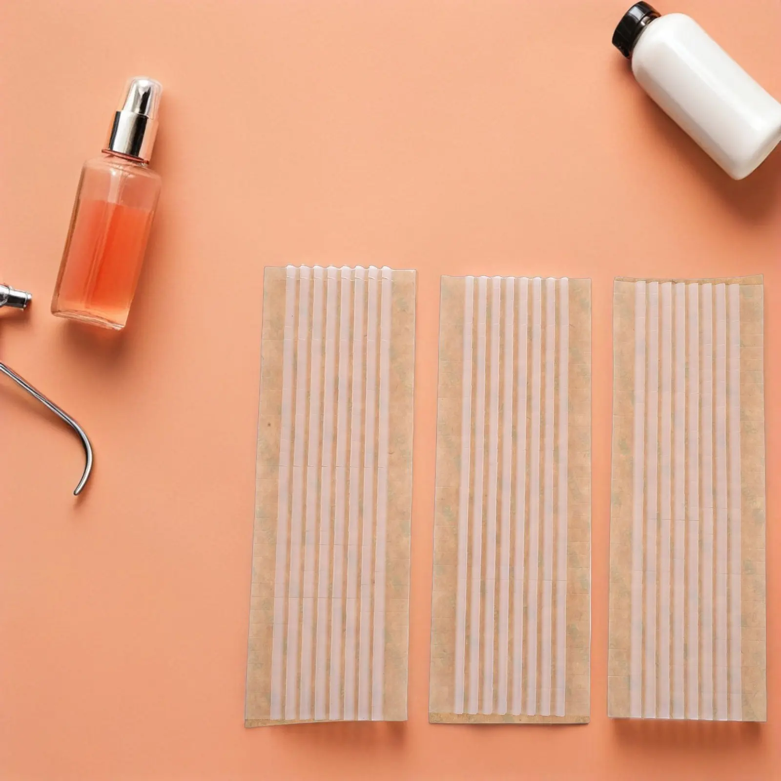 Silicone Hanger Grip Strips 100 Pack Non Slip Adhesive Pads for Clothes Hangers Closet Wardrobe Laundry Room