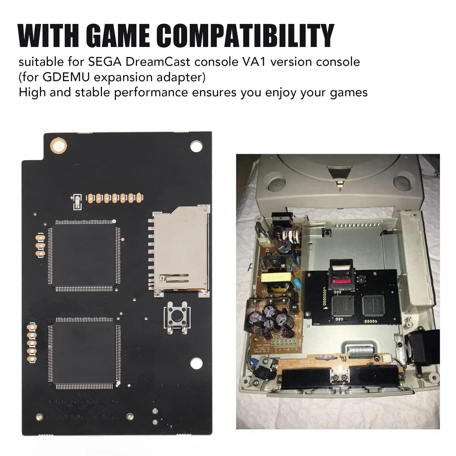 

Optical Drive Simulation Board Easy Installation Gaming Accessories Stable Heat Dissipation V5.15b for Game Console VA1 Host