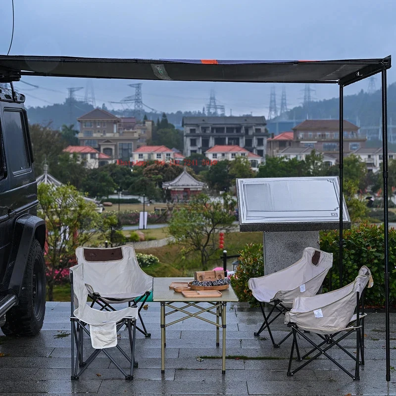 

Hongsheng Products Aluminum Retractable Rooftop Tent & Car Side Awning, Durable Gear for Outdoor Camping