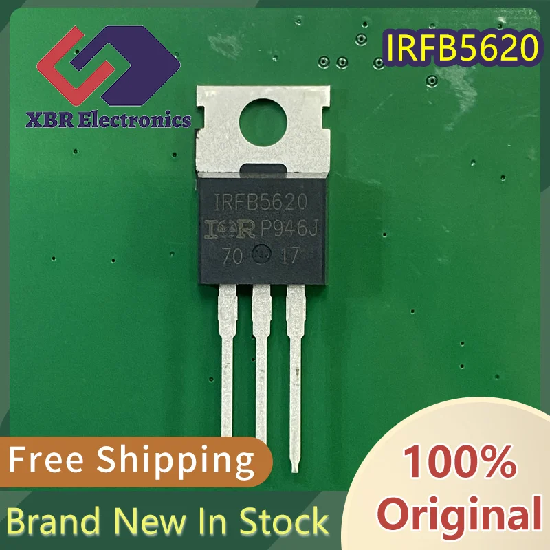 

(10/50 pieces) IRFB5620 5620 Package TO-220 18A 200V Field Effect Transistor Brand New Genuine Product In Stock Free Shipping