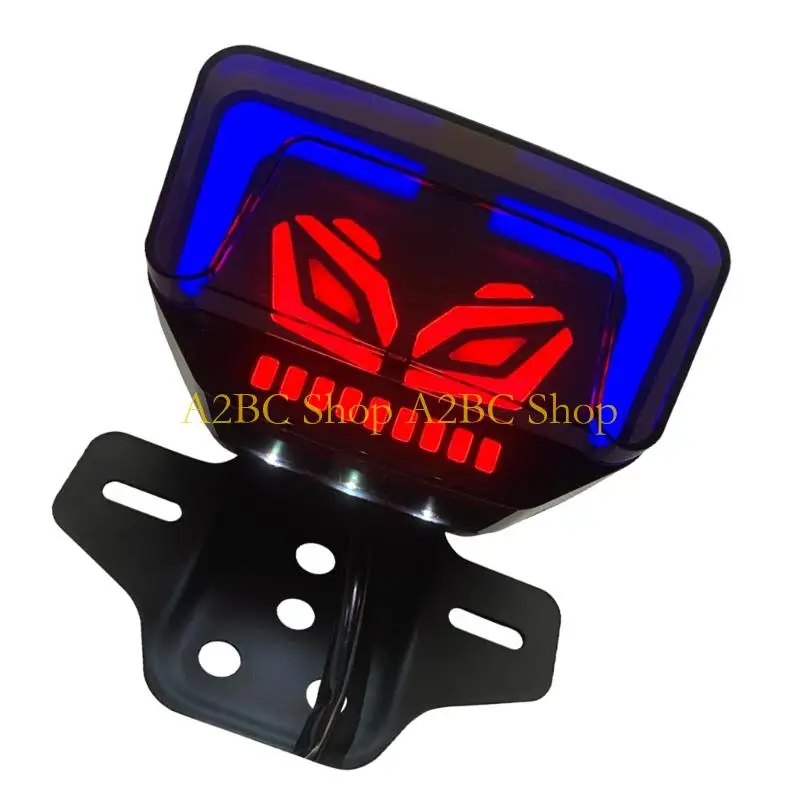A2BC Energy Efficient LED Turn Tail Lamp For CG125 Bike High Intensity Lighting Quick Mounting Plastic Metal Build