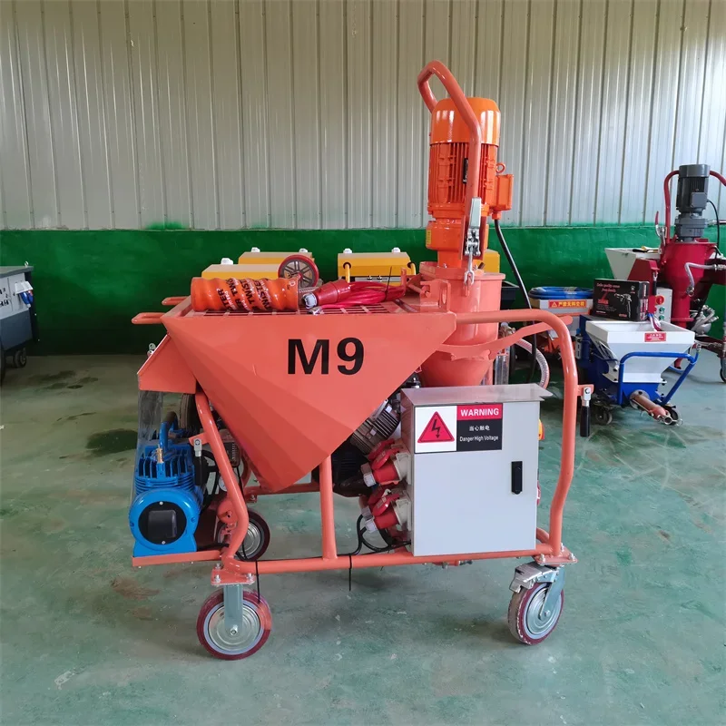 M9 Wall Putty Lime Spray Plaster And Gypsum Sand Cement Spraying Machine