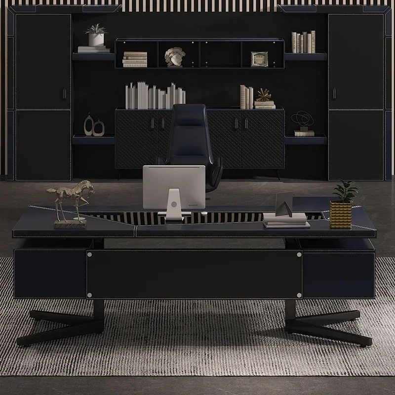 # Aesthetic Office Minimalist Desk Study Table Bedside Values Bedroom Pliante Conference Reception Tavolino Postmodern Furniture