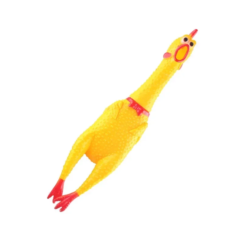 Scream Toys Dog Accessories Supplies Toy Fashion Squeeze Sound Interesting Super Durable Yellow Screaming Chicken Dogs Pet Home