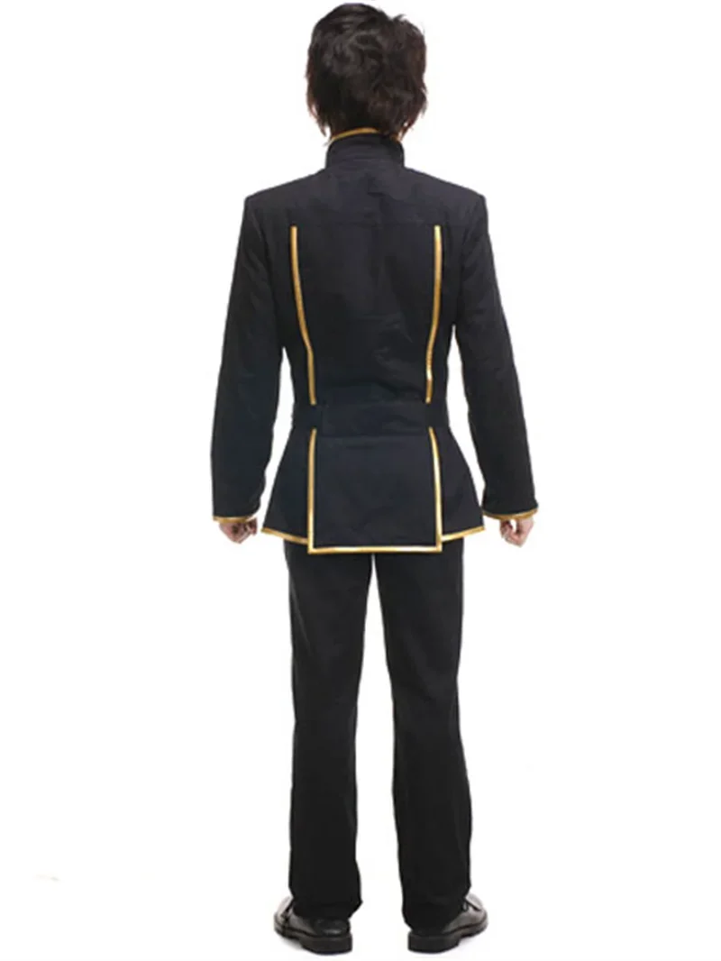 Anime código geasass lelouch da rebelião lelouch lamperouge uniforme escolar para adultos crianças cosplay traje topo + calças + cinto