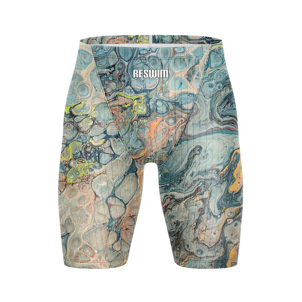 2025 Men's Jammers Swimsuit Beach Tights Shorts Swimming Trunks Durable Training Swimming Shorts Professional Athletic Swimwear