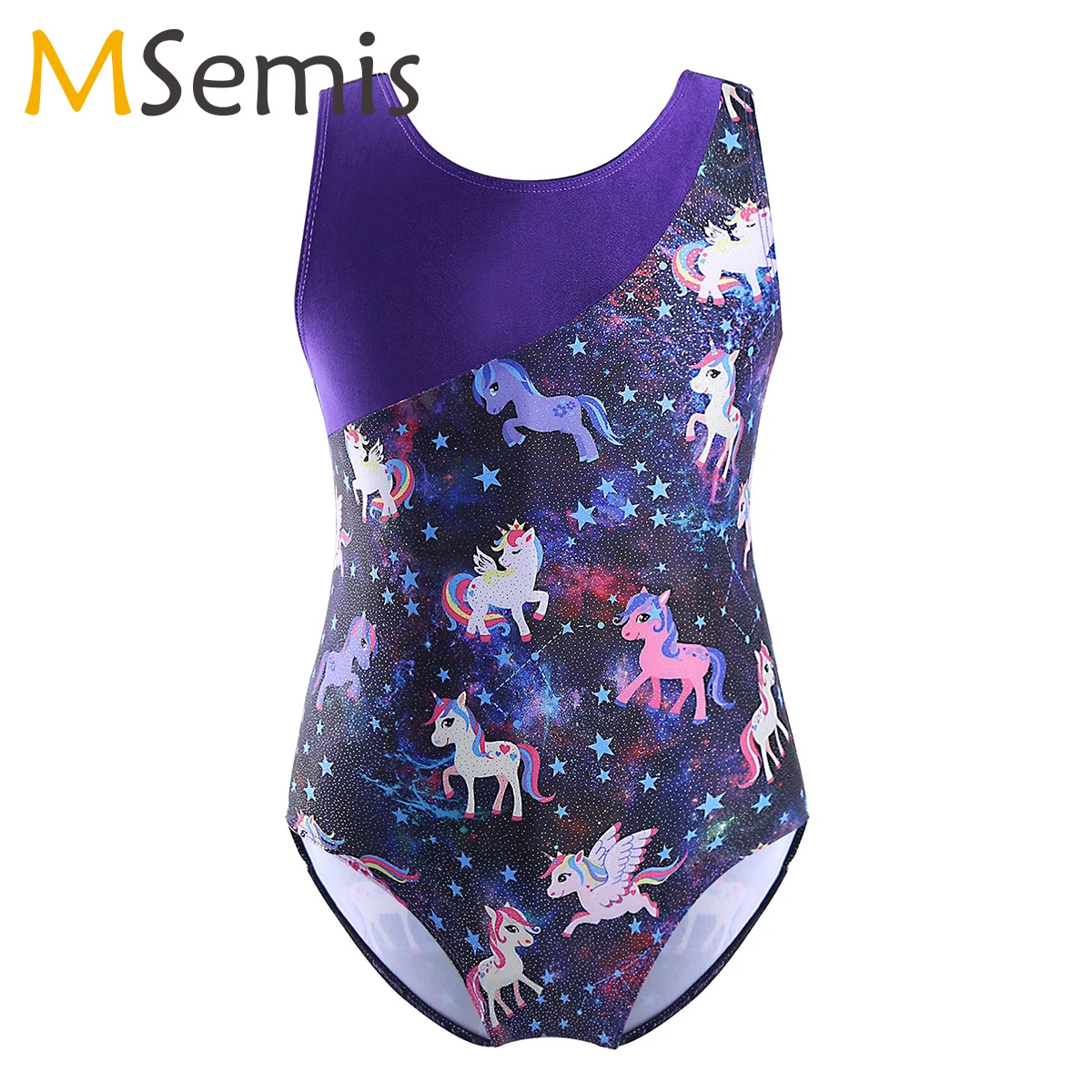 Kids Girls Ballet Dress Gymnastics Swimsuit for Dancing Ballerina Ballet Clothing One-piece Ballet Gymnastics Leotard Jumpsuit