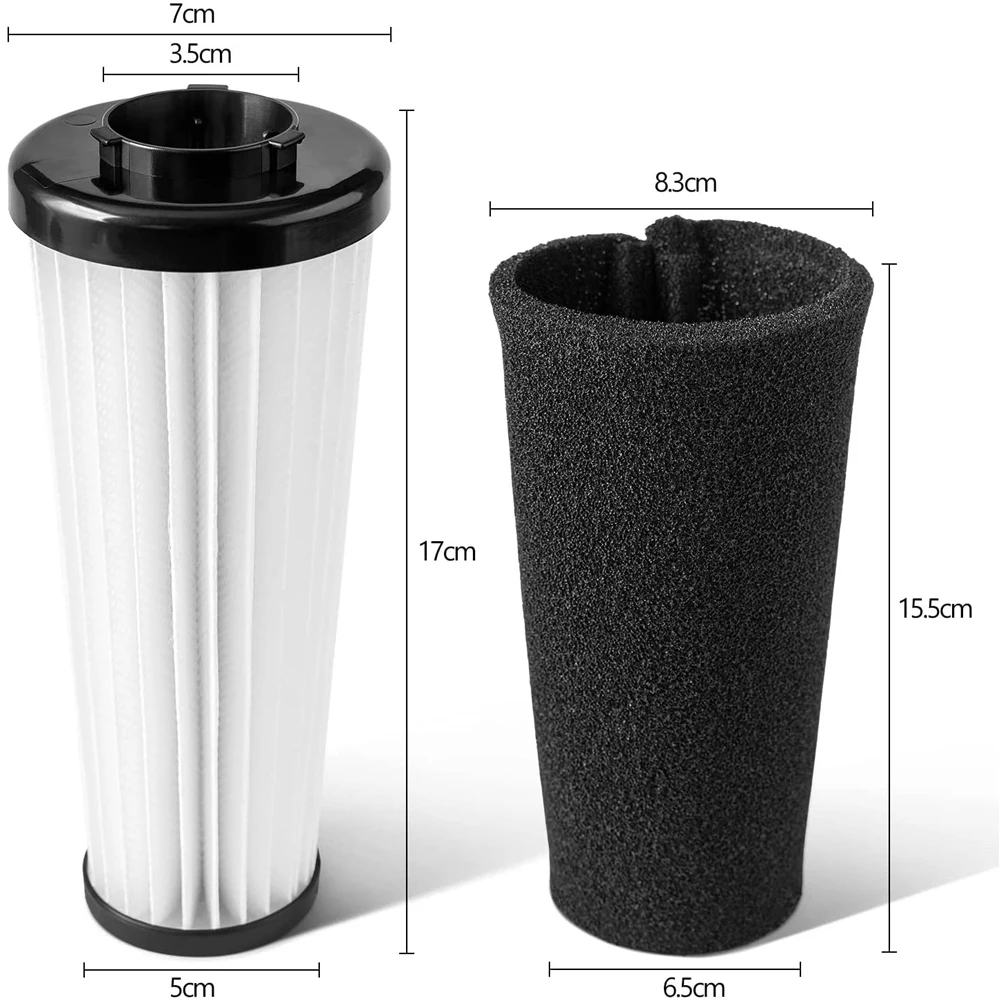 2 pak Filter perangkap bau pengganti F112 untuk pembersih vakum tanpa kantung tegak samping dengan AD47936