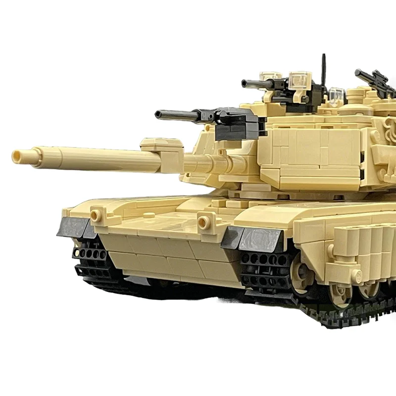 1266pcs MOC M1A2 Abrams SEP TUSK II Model Building Blocks Christmas Gifts Toy Display Idea Craft Collection Creative 3D Birthday