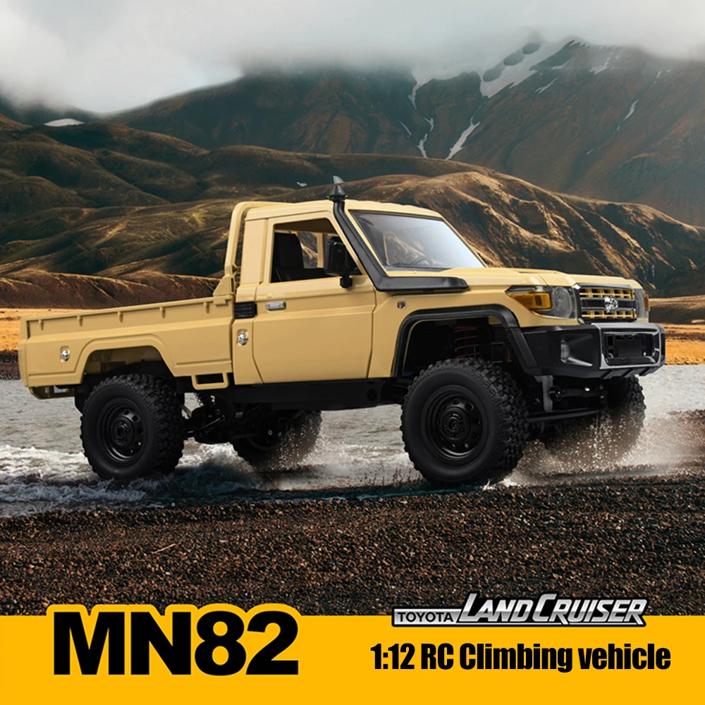 

MN MODEL RC Pickup Car MN82 1/12 Model Climbing Off-road Vehicle 2.4G Four-drive Simulation LC79 Truck For Boys Adult Gifts