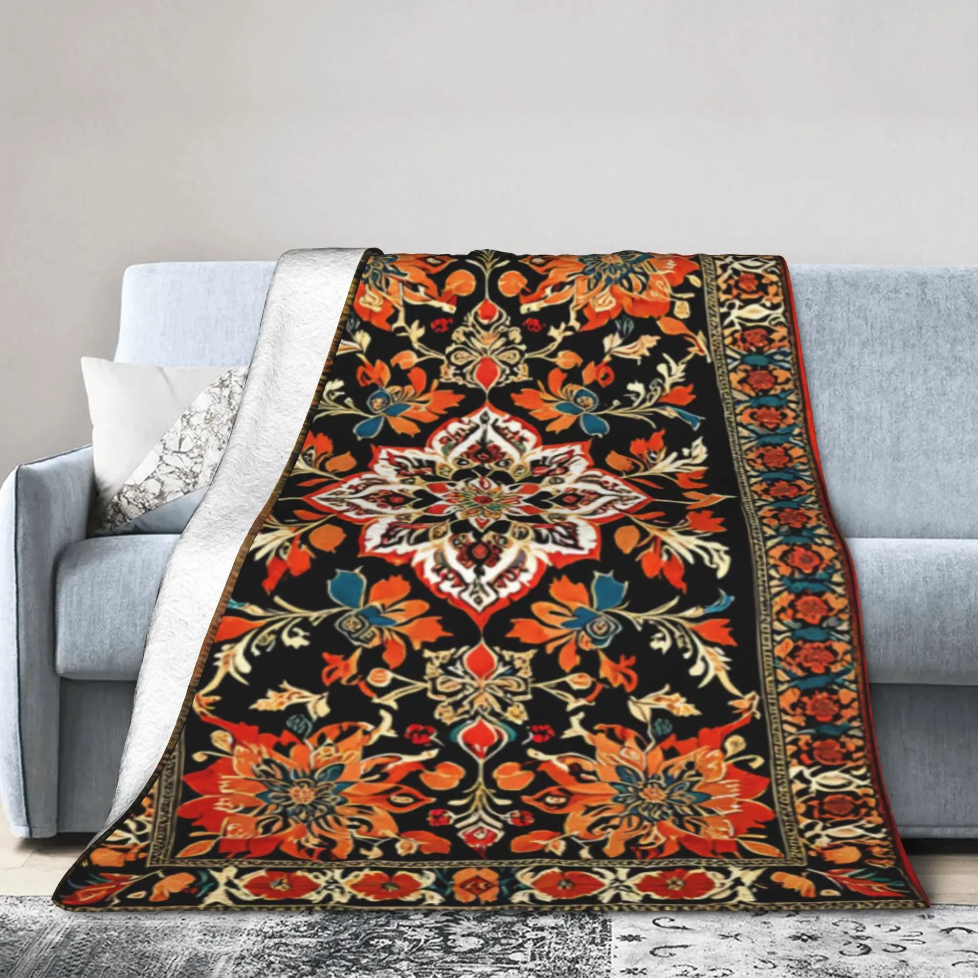 Novelty Design Aladdins Magic Carpet  Blanket Super Soft Flannel  Comfortable Throw Blanket Machine Washable