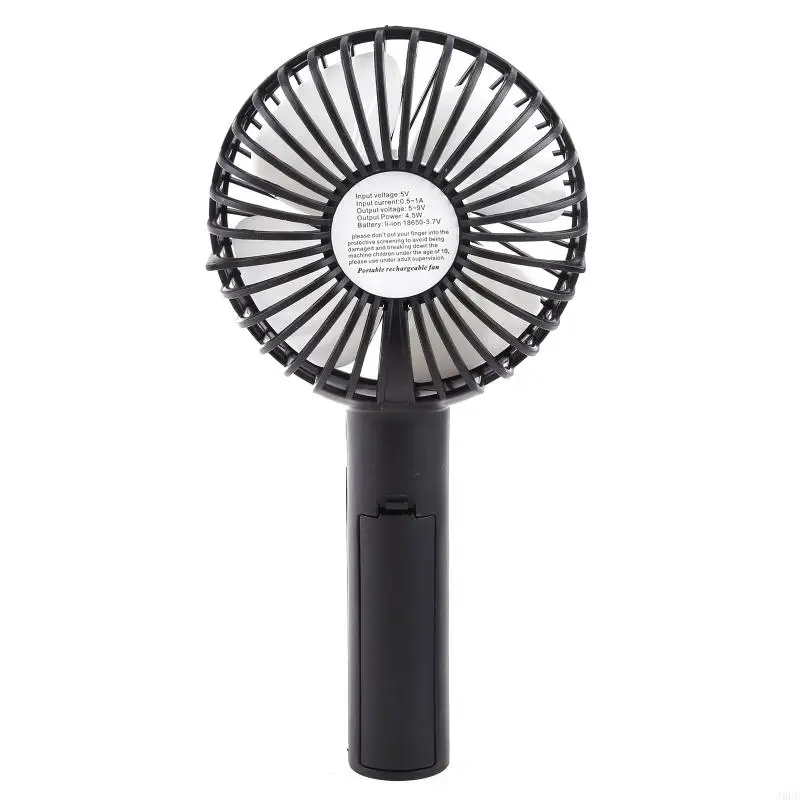 J6PE Mini Handheld Fan Portable Rechargeable Battery Operated Cooling Desktop with